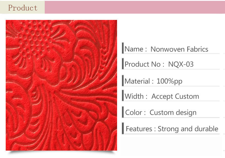 designs Non Woven Material Wholesale printing Nanqixing company