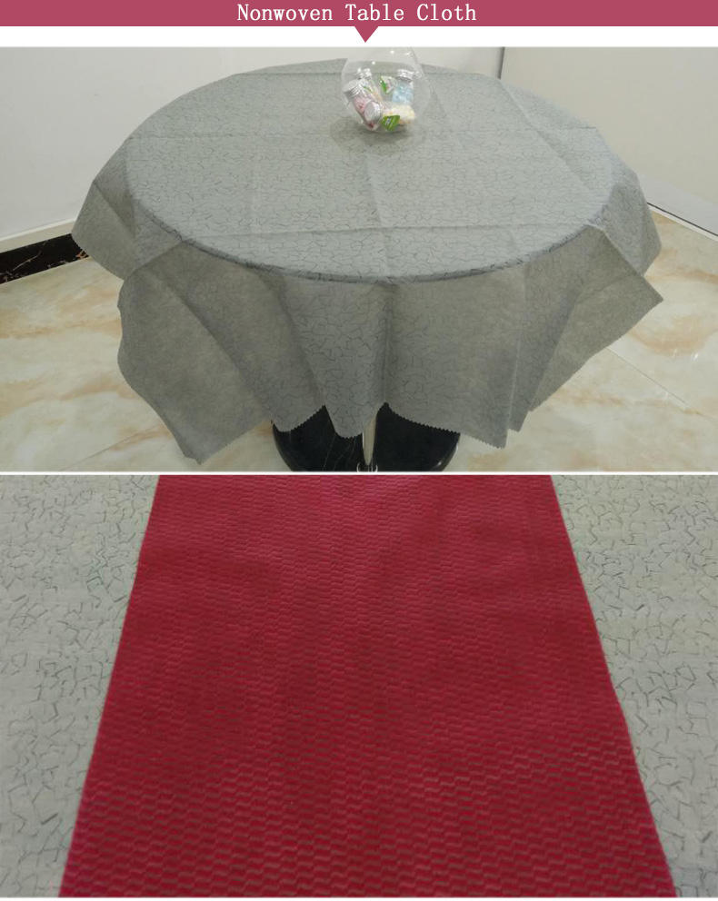 Custom non woven tablecloth nonwoven cloth different Nanqixing