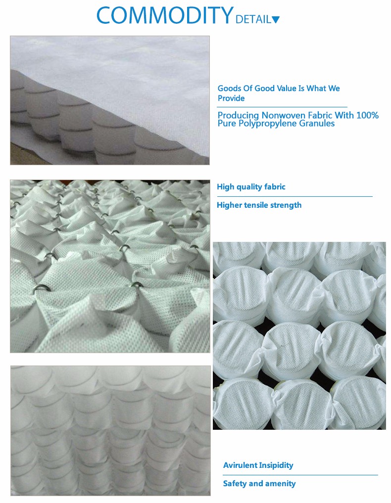 100% Polypropylene non woven fabric price retardant supplier for blankets-4