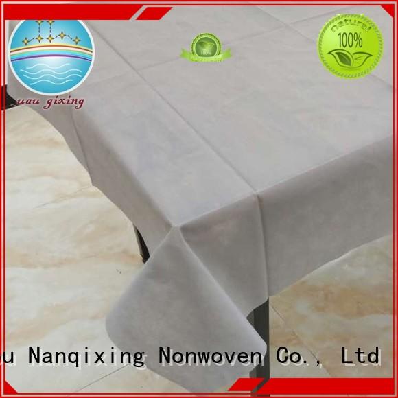 spunbond table sizes Nanqixing Brand non woven tablecloth supplier