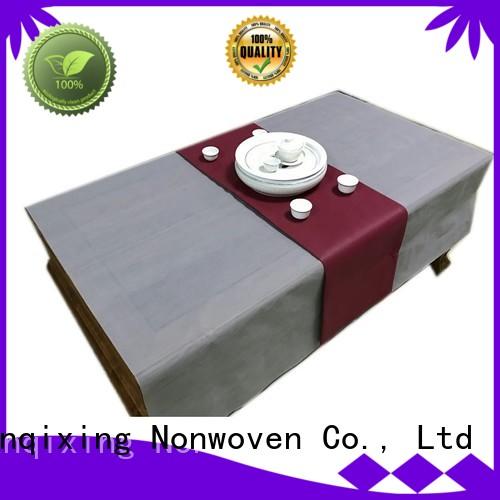 perforated restaurants non woven tablecloth nonwoven Nanqixing Brand
