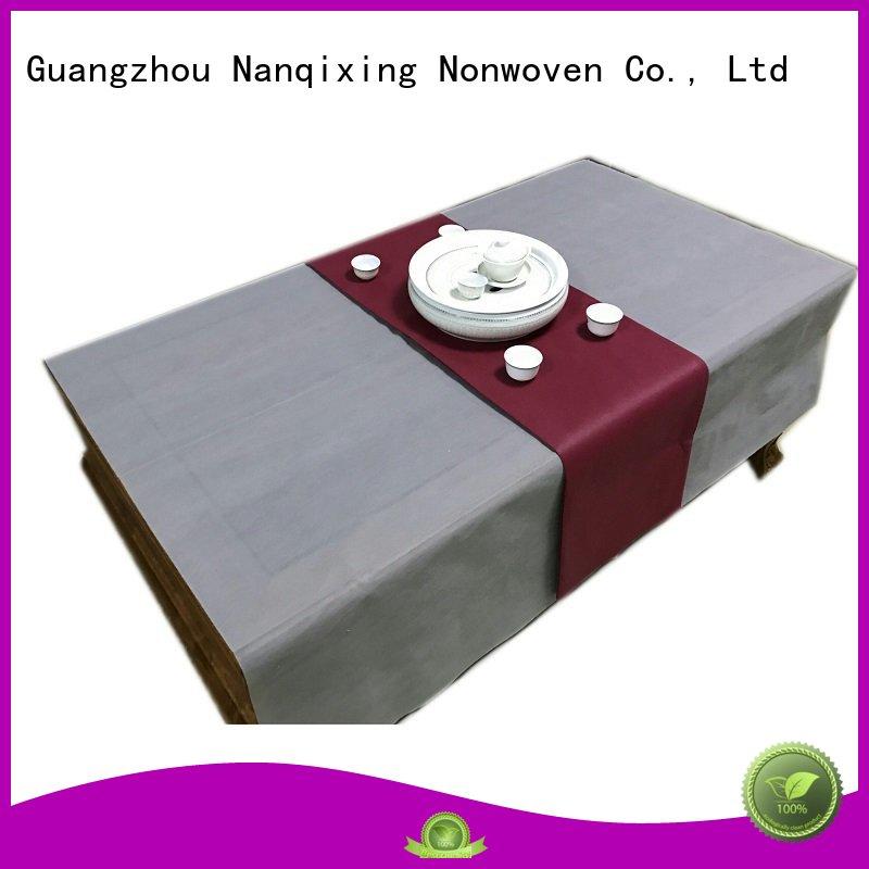 non woven fabric for sale sizes patterns Nanqixing Brand non woven tablecloth