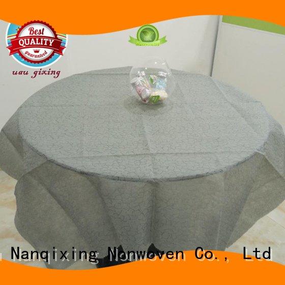 sizes perforated non woven tablecloth customized Nanqixing