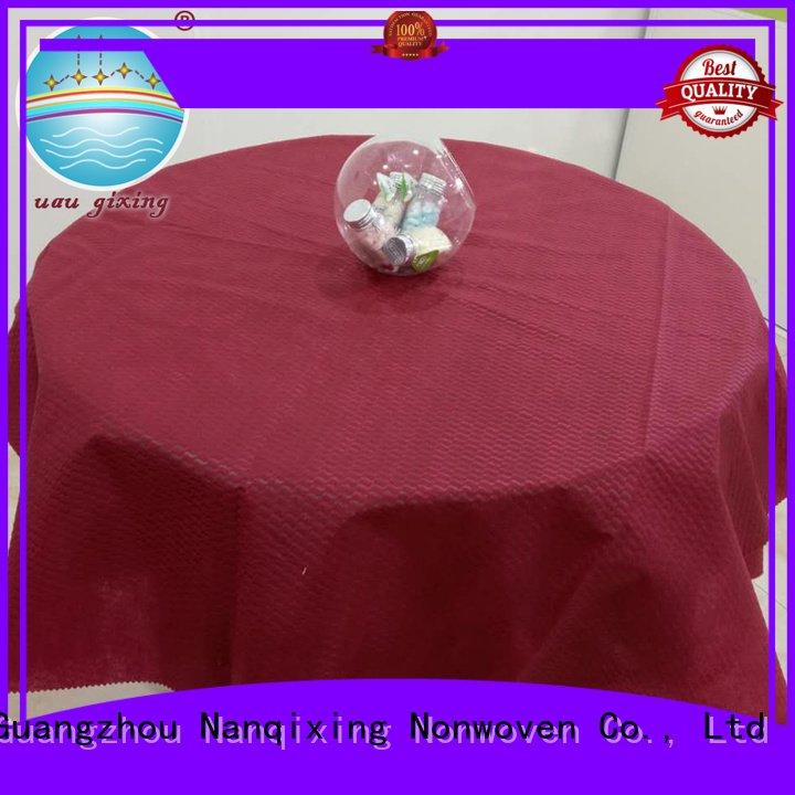 pp wedding tnt spunbond Nanqixing non woven tablecloth