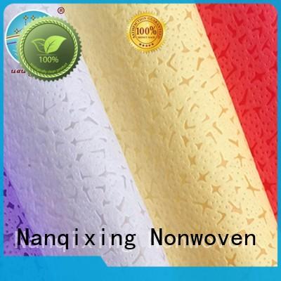 perforated Spunlace Non Woven Fabric Manufacturers directly sale for packaging Nanqixing