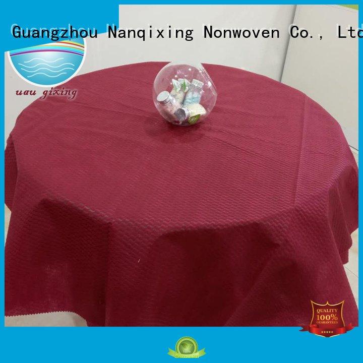 OEM non woven tablecloth hotels disposable non woven fabric for sale
