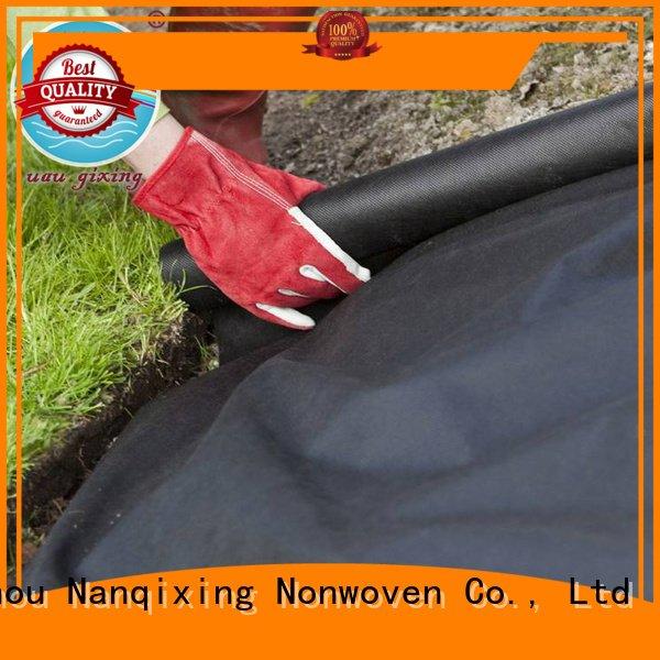greenhouse treated black spunbond Nanqixing best weed control fabric