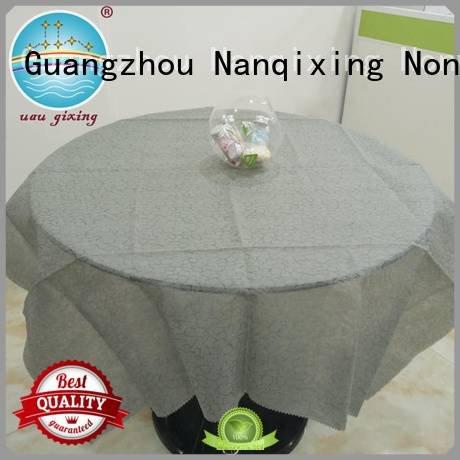 tnt table cloth non woven fabric for sale pp non woven tablecloth Nanqixing Brand restaurants
