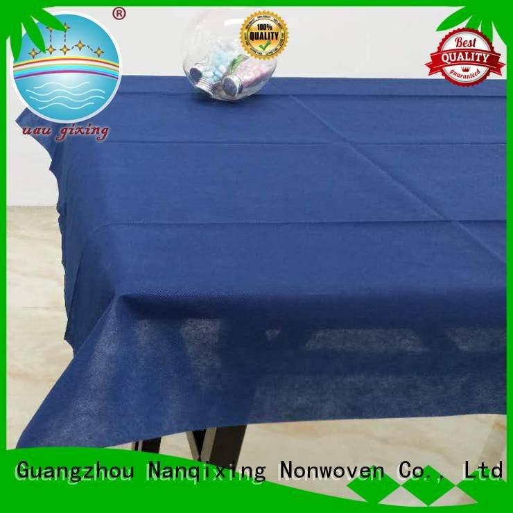 style non woven tablecloth Nanqixing non woven fabric for sale
