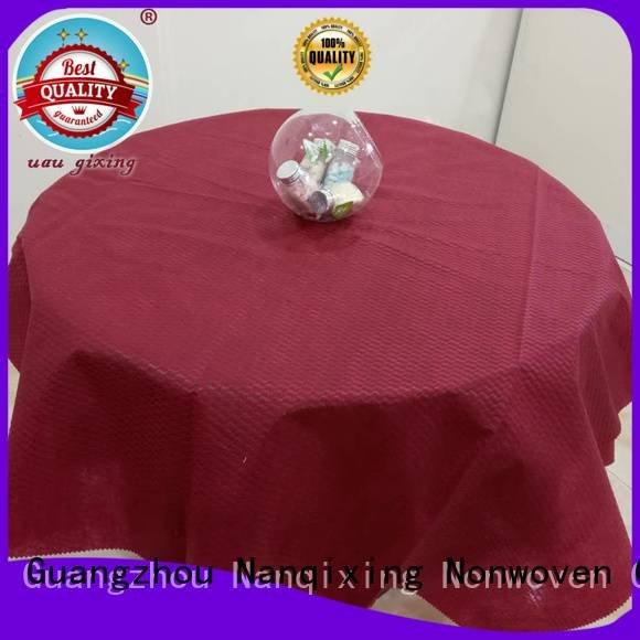 non woven fabric for sale different fabric non woven tablecloth Nanqixing Warranty